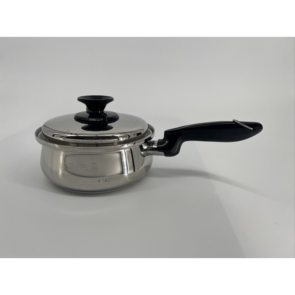 Vintage Permanent 2 Quart Sauce Pan & Lid Multicore 5 Ply USA